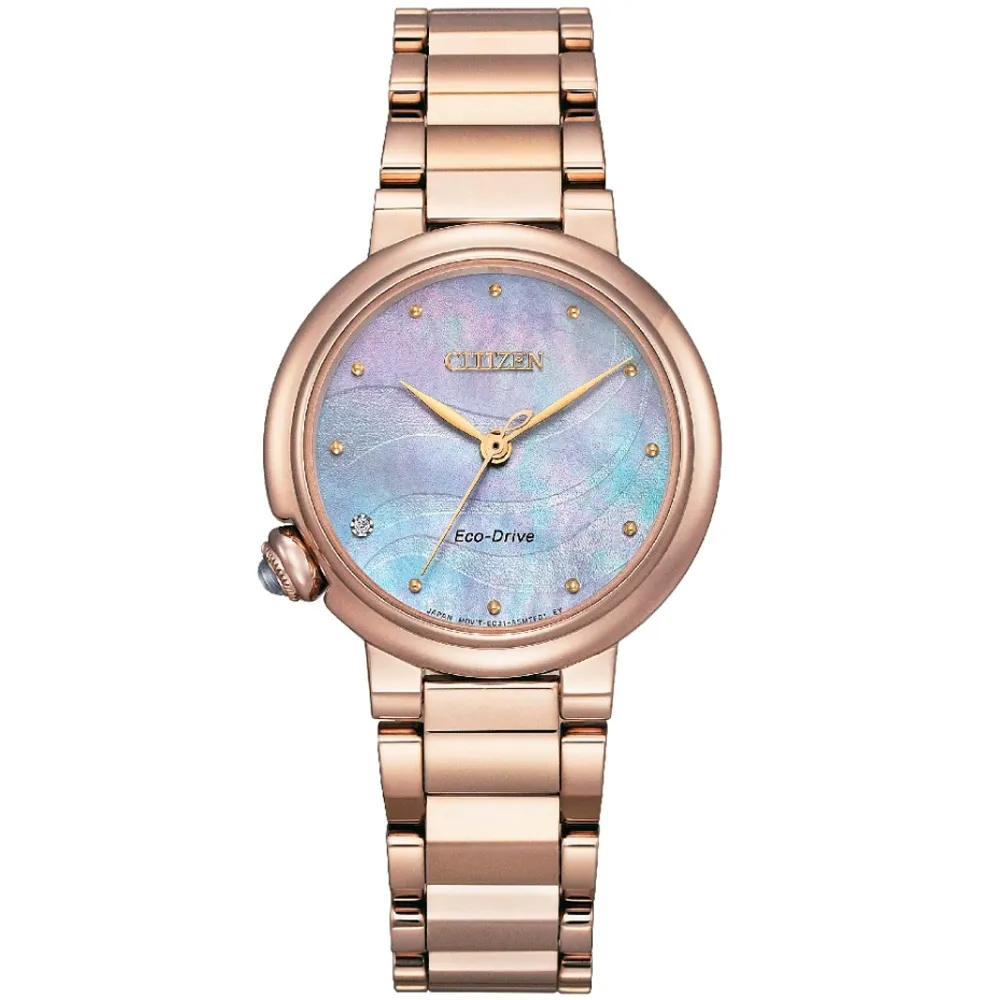 CITIZEN 星辰錶 L系列  光動能錶 珍珠母貝 女錶 手錶-EM1103-86Y 歷史價格詳細信息
