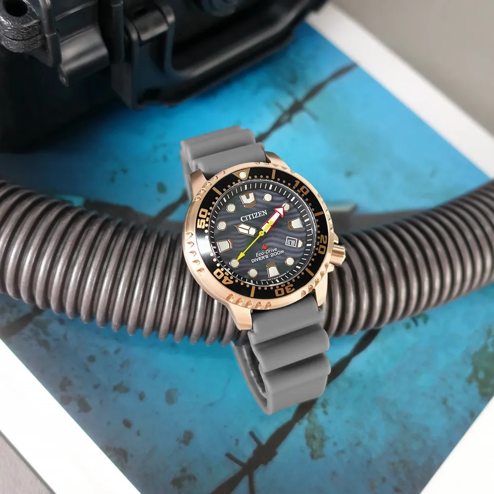【CITIZEN】星辰 Promaster 光動能 BN0163-00H 膠錶帶 兩百米潛水錶 灰/玫瑰金 44mm 歷史價格詳細信息