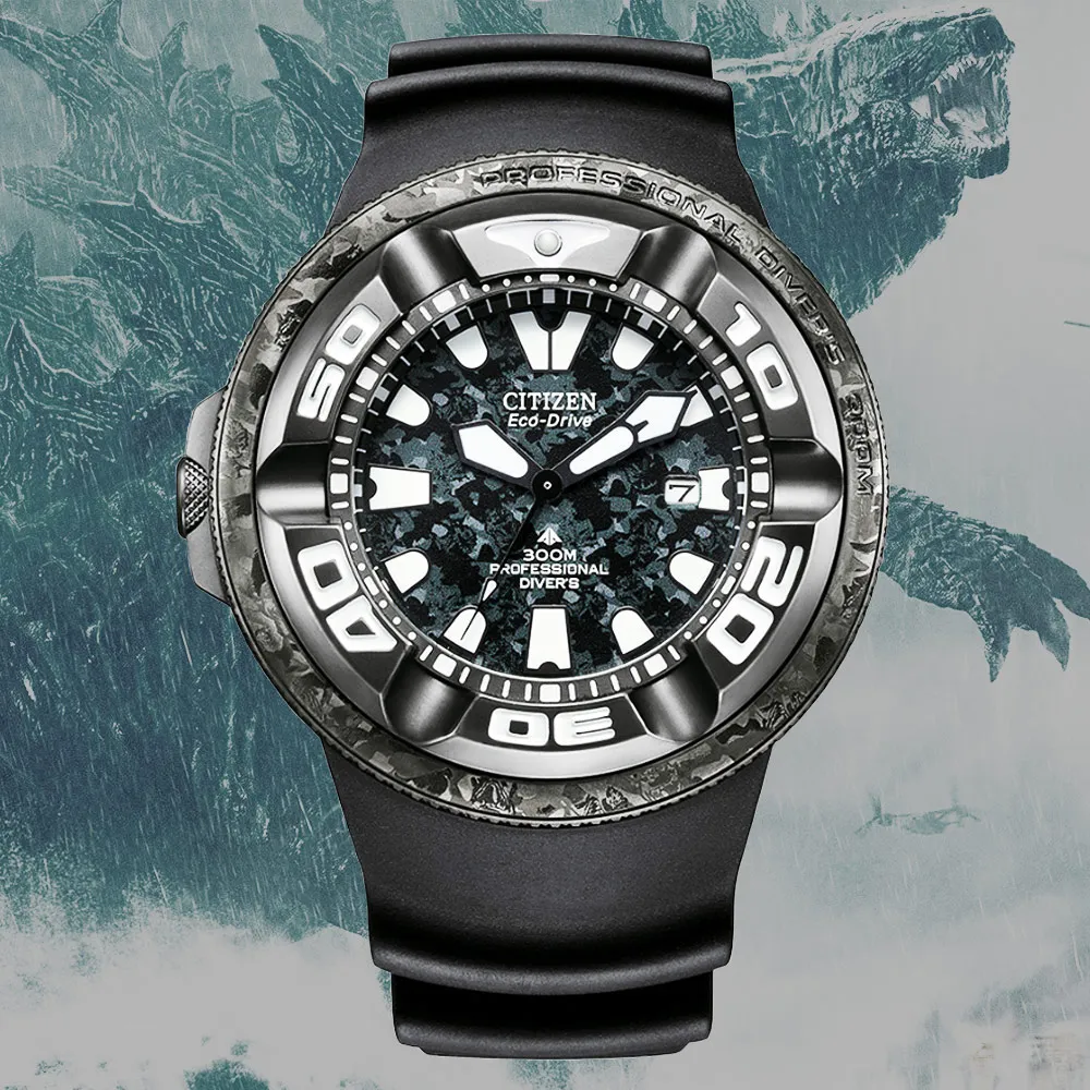 CITIZEN 星辰 PROMASTER 限量款光動能300米潛水錶/46mm/BJ8058-06L 歷史價格詳細信息