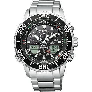 CITIZEN 星辰 PROMASTER 限量光動能萬年曆計時手錶 JR4065-09E 歷史價格詳細信息