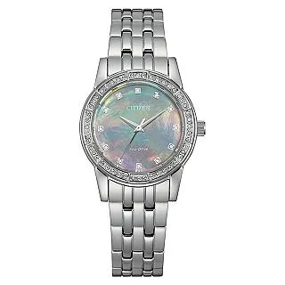 CITIZEN星辰  氣質施華洛世奇石英女錶 EJ6142-51P 歷史價格詳細信息