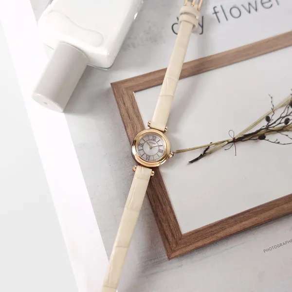 CITIZEN / EG7082-66A / 光動能 復古迷你 小巧典雅 米蘭編織不鏽鋼手錶 白x鍍香檳金 19mm 歷史價格詳細信息