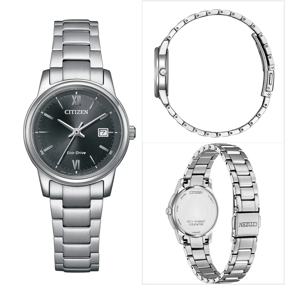 CITIZEN 星辰 光動能簡約女錶-銀河黑 EW2595-81E 歷史價格詳細信息