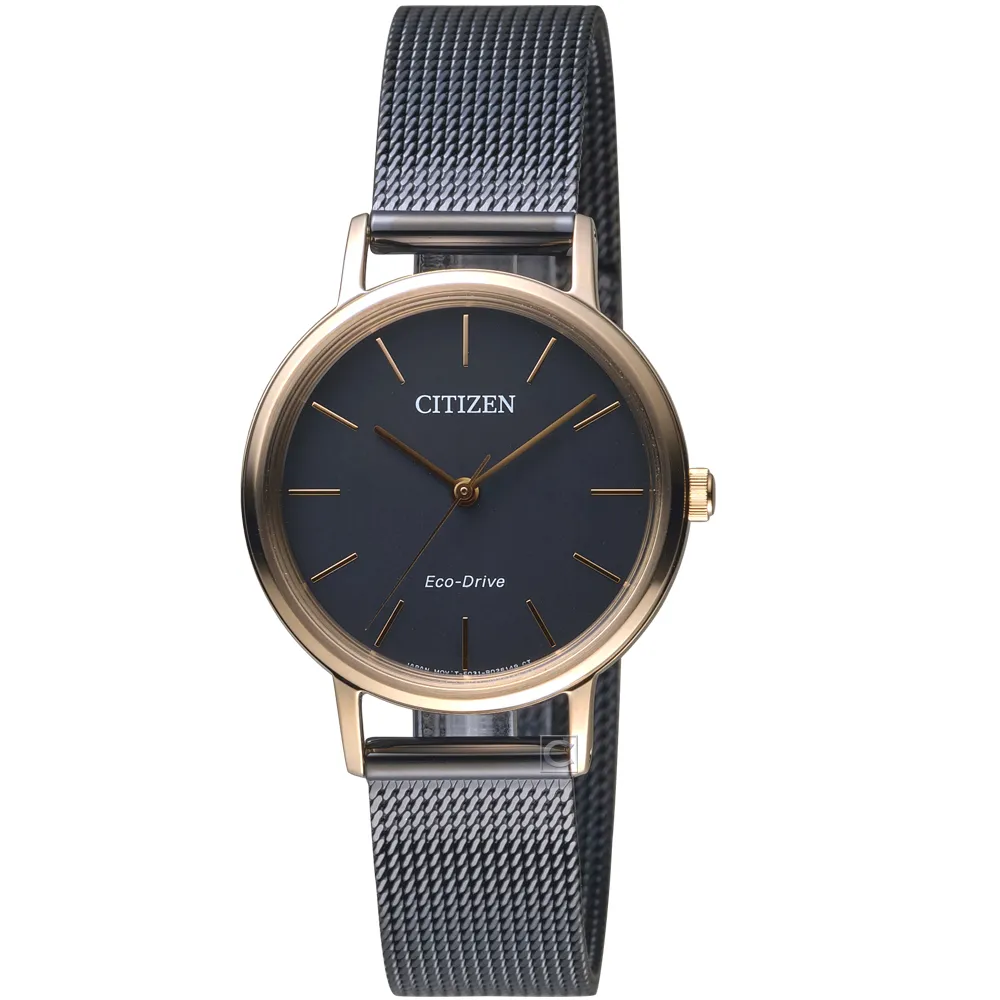 CITIZEN / EM0577-28A / 光動能 簡約優雅 日本機芯 壓紋真皮手錶 白x玫瑰金框x橘 30mm 歷史價格詳細信息