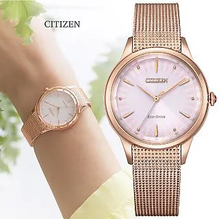 CITIZEN 星辰 L系列 廣告款魅力彩貝光動能時尚女錶-銀x玫瑰金/31mm(EM0854-89Y) 歷史價格詳細信息