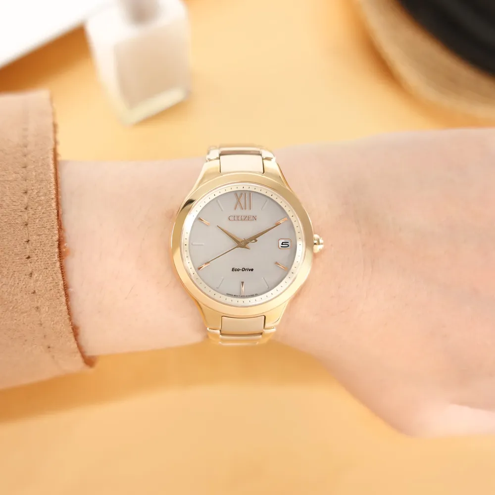 CITIZEN L 星辰表 / EM0380-57D / 聖誕節推薦款 純淨時光白碟貝面光動能不鏽鋼腕錶 銀色 30mm 歷史價格詳細信息