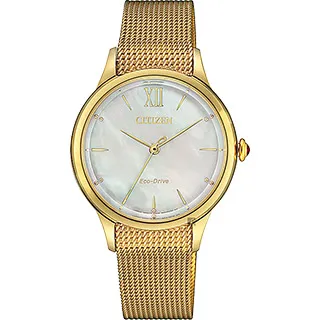 CITIZEN 星辰錶 L系列  光動能錶 珍珠母貝 女錶 手錶-EM1103-86Y 歷史價格詳細信息