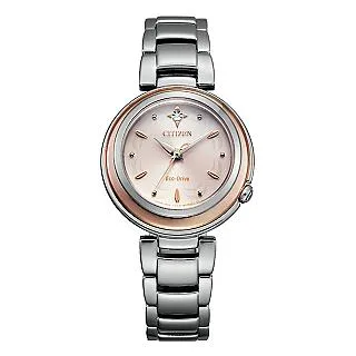 CITIZEN / EM0589-88X / L 光動能 優雅迷人 晶鑽 藍寶石水晶玻璃 不鏽鋼手錶 粉色 30mm 歷史價格詳細信息