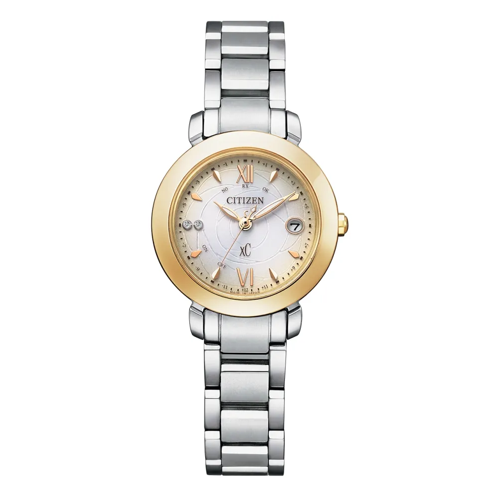 CITIZEN XC優雅迷人電波光動能鈦金屬腕錶ES9444-50B 歷史價格詳細信息