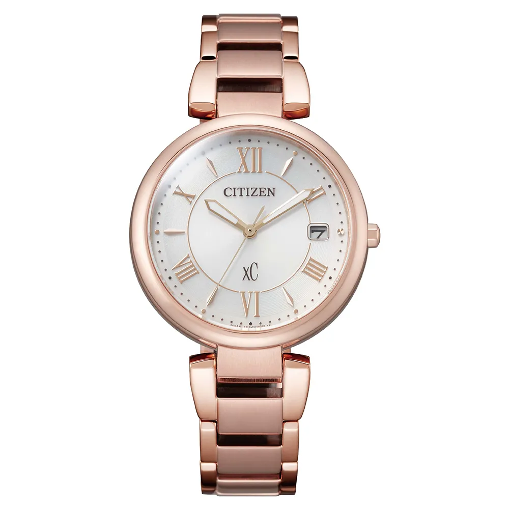 CITIZEN 星辰 XC 亞洲限定 Hebe田馥甄廣告款 鈦 光動能電波萬年曆女錶 CB1107-58A 歷史價格詳細信息