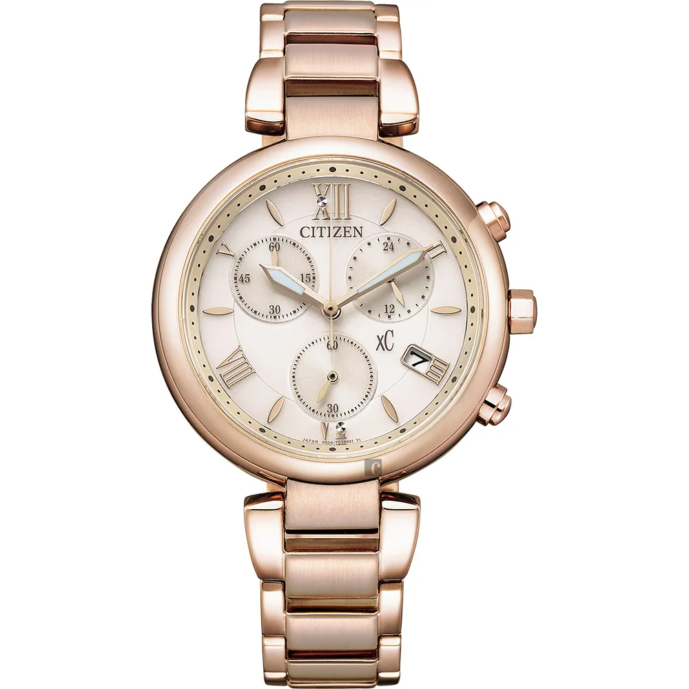 CITIZEN FB1452-58W《XC 田馥甄 代言》35mm/光動能計時女款/藍寶石水晶鏡面/櫻花粉金【第一鐘錶】 歷史價格詳細信息