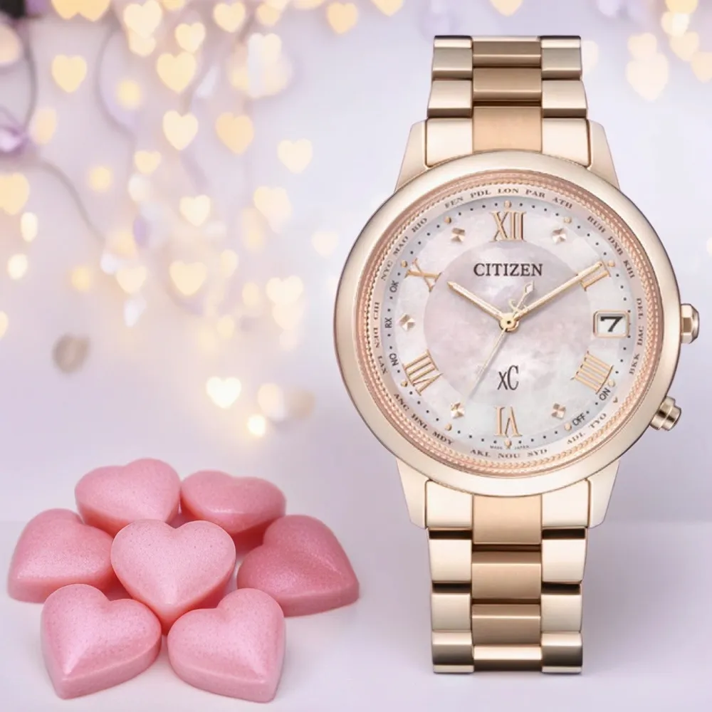 CITIZEN 星辰 xC 廣告款永恆韶光限量光動能電波鈦金屬女錶-36mm(CB1105-02W) 歷史價格詳細信息