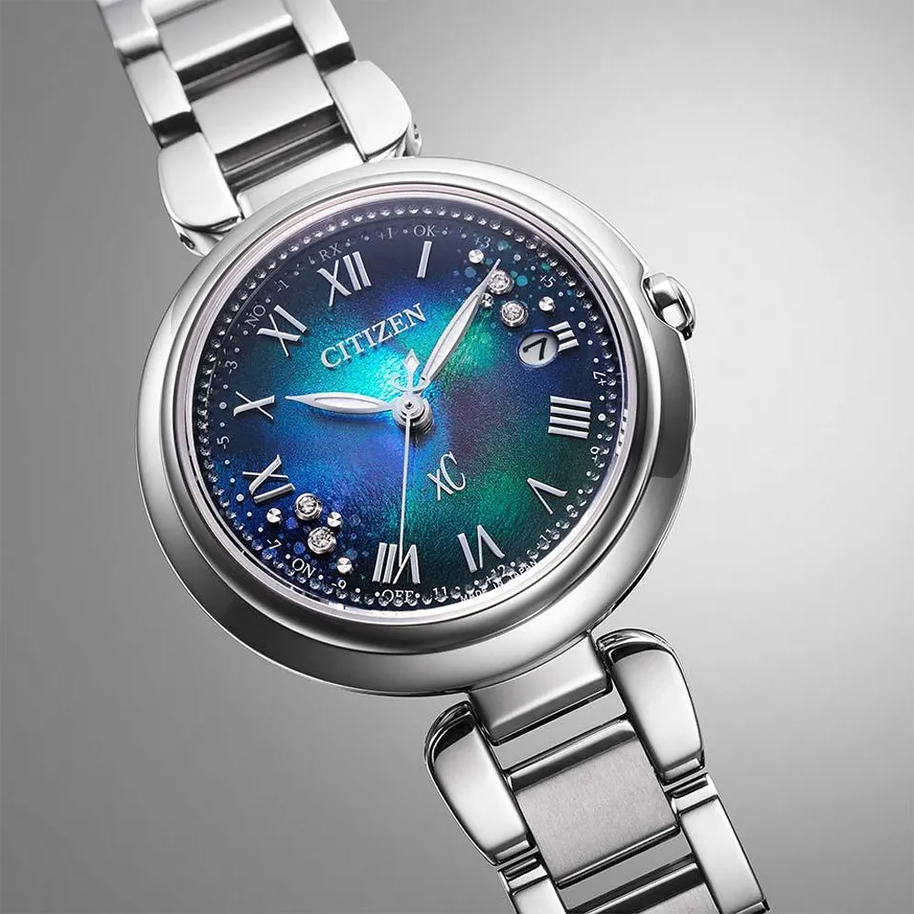 CITIZEN 星辰 XC 限量鈦金屬光動能電波女錶 ES9461-51W 歷史價格詳細信息