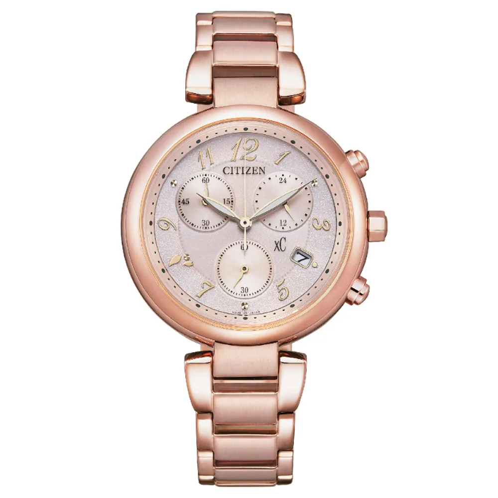 CITIZEN FB1452-66X《XC 田馥甄 代言》35mm/光動能計時女款/藍寶石水晶鏡面/玫瑰金【第一鐘錶】 歷史價格詳細信息