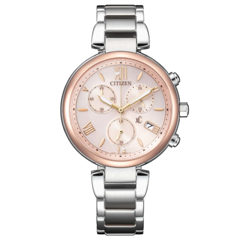 CITIZEN FB1455-50W《XC 田馥甄 代言》35mm/光動能計時女款/藍寶石水晶鏡面/雙色金【第一鐘錶】 歷史價格詳細信息