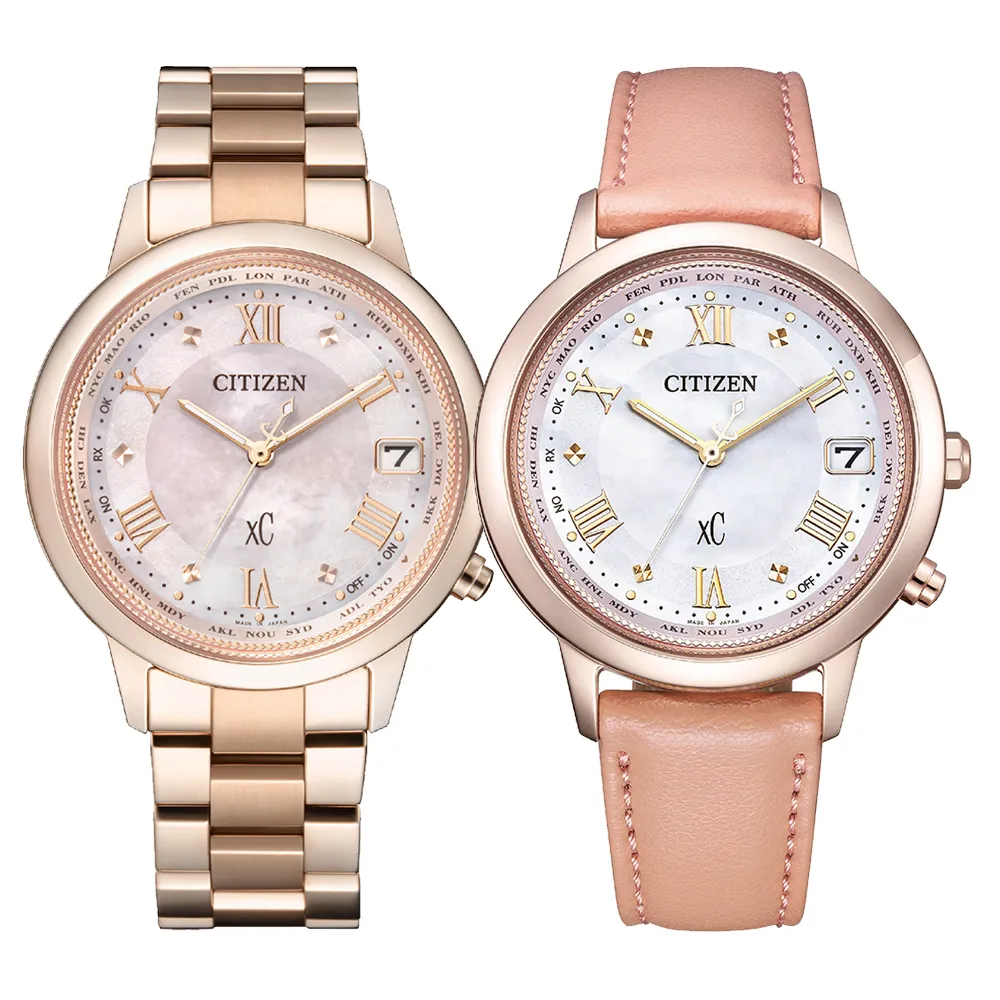 CITIZEN 星辰 XC 廣告款鈦金屬光動能電波女錶 ES9468-51A 歷史價格詳細信息