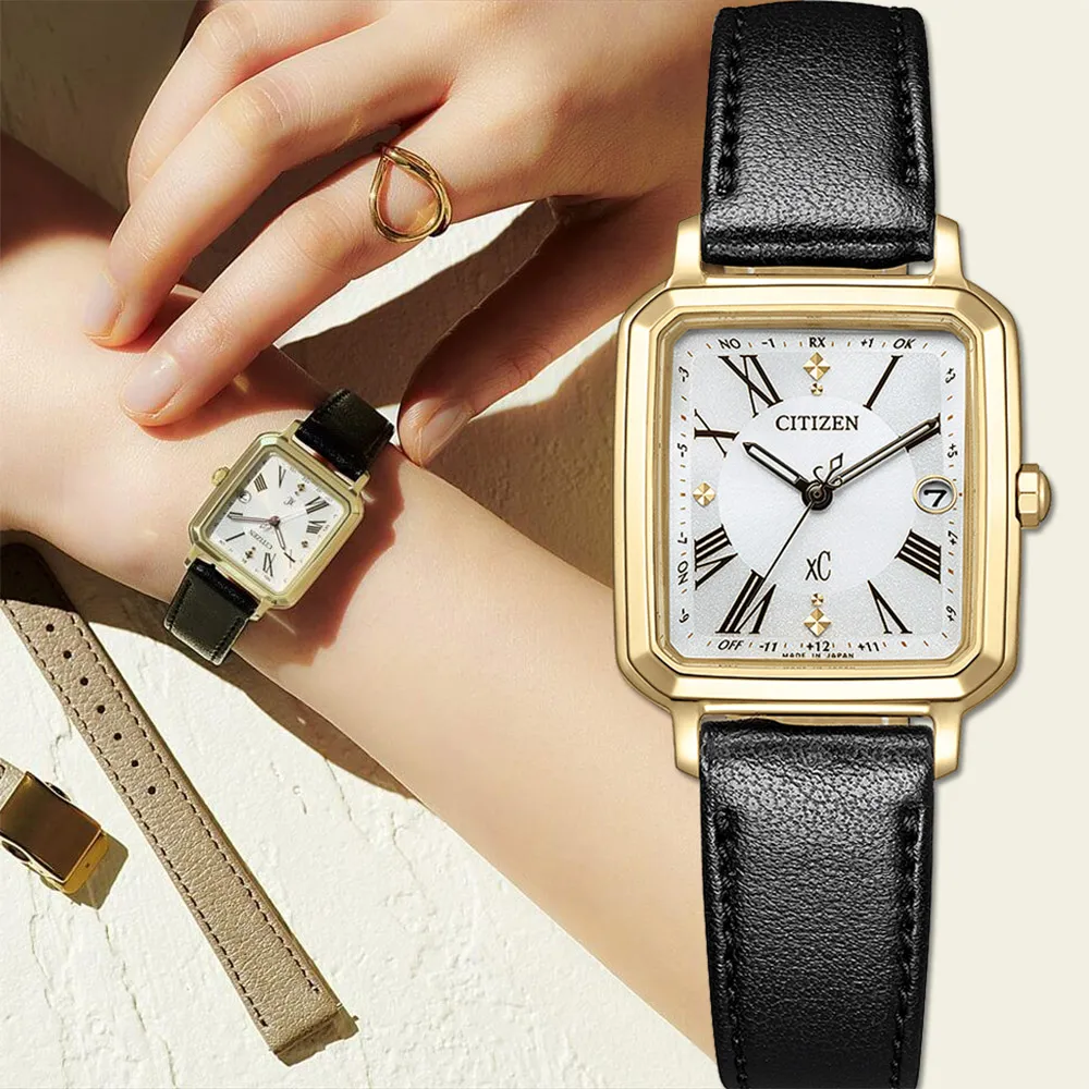 CITIZEN 星辰 XC 限量 鈦 光動能電波萬年曆女錶 ES9445-06A 歷史價格詳細信息