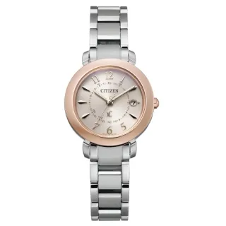 CITIZEN ES9446-54W《xC 田馥甄 鈦金屬款》27mm/光動能電波萬年曆女款/雙色金【第一鐘錶】 歷史價格詳細信息