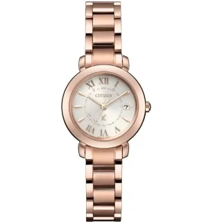 CITIZEN XC優雅羅馬電波光動能鈦金屬腕錶ES9442-55A 歷史價格詳細信息