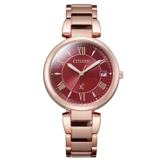 CITIZEN EO1194-53X《XC 田馥甄 廣告款》33mm/光動能/日期百搭女款/櫻花粉紅金【第一鐘錶】 歷史價格詳細信息