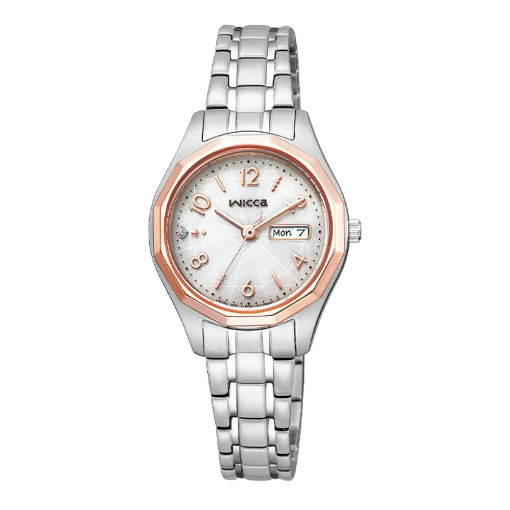 CITIZEN wicca甜美華麗太陽能手鐲腕錶KF7-562-11 歷史價格詳細信息