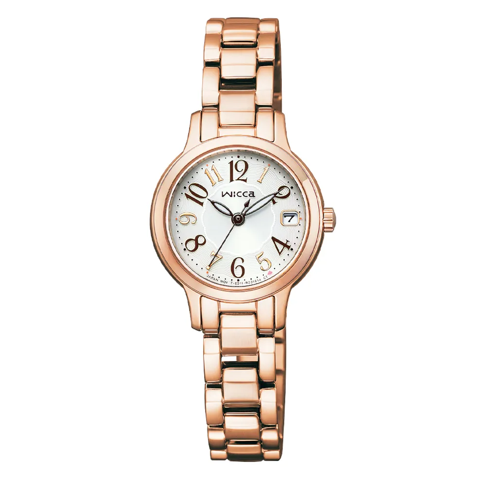 CITIZEN星辰WICCA系列粉紅泰迪光動能米藍帶表KP5-140-91/KP5-166-15/KP5-166-95 歷史價格詳細信息