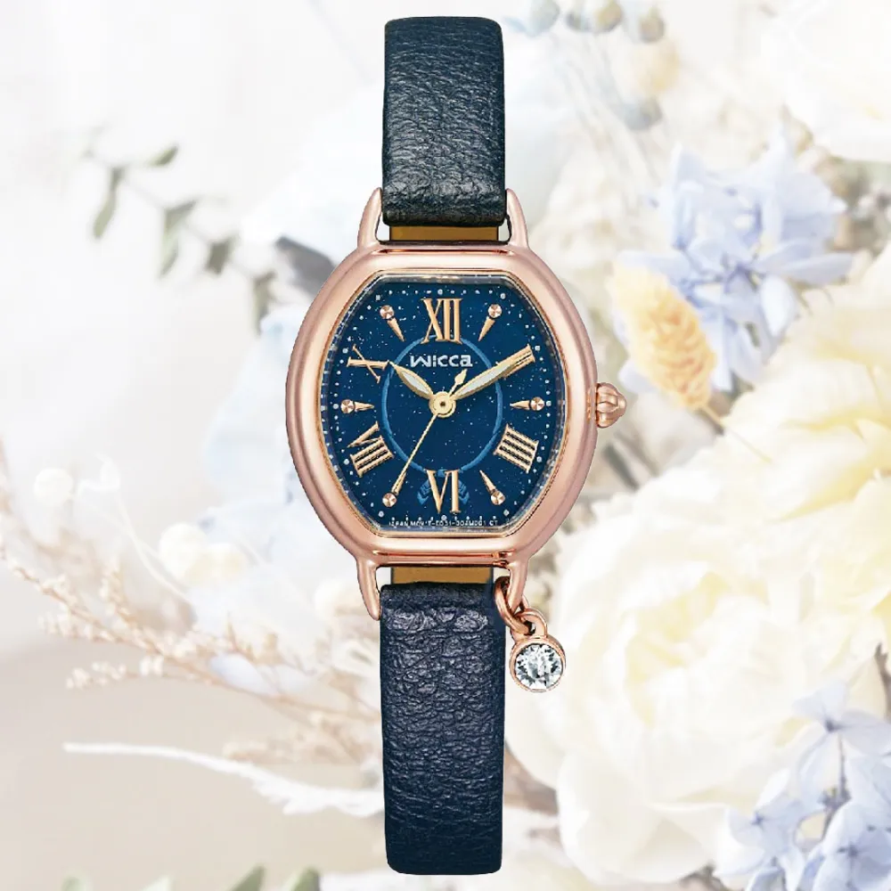 CITIZEN 星辰 Wicca KP2-566-95 台灣限定款水晶太陽能女錶-粉x玫瑰金 歷史價格詳細信息