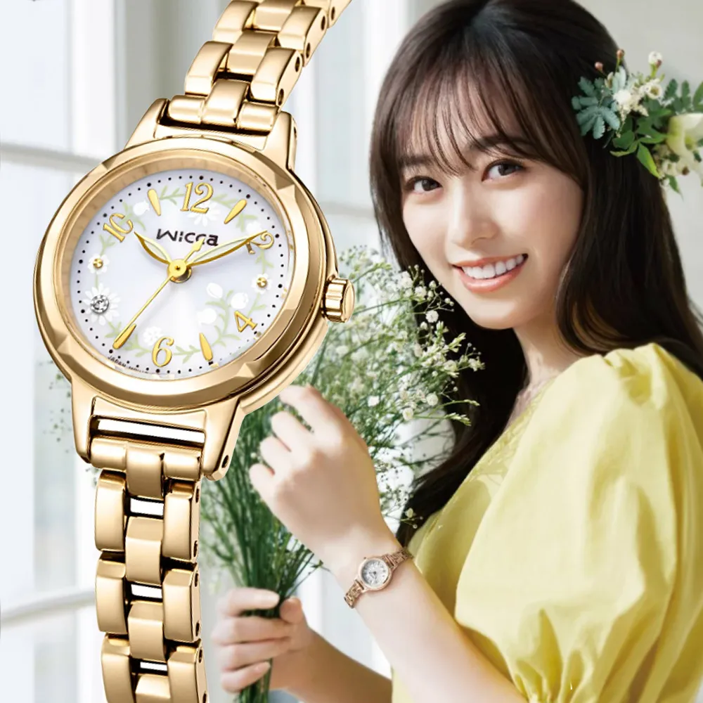 CITIZEN 星辰 wicca 公主系列限定款太陽能夜空吊鑽腕錶/23.5x32.3mm/KP2-566-70 歷史價格詳細信息