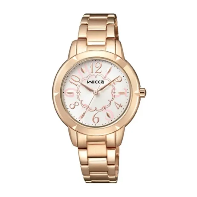 CITIZEN wicca 優雅甜美粉面太陽能腕錶KP5-611-91 歷史價格詳細信息
