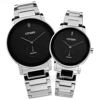 CITIZEN / EQ9065-50E / 簡約時尚 礦石強化玻璃 日本機芯 不鏽鋼手錶 鍍黑 34mm 歷史價格詳細信息