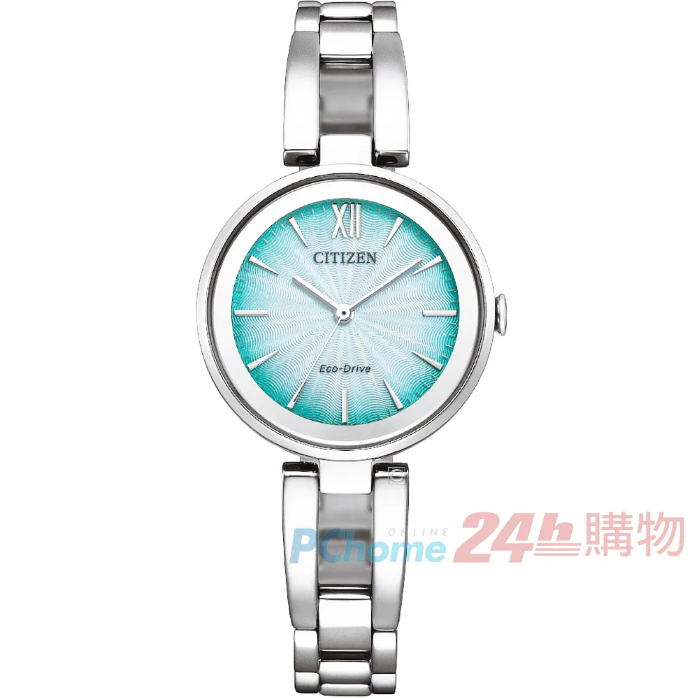 CITIZEN 星辰 Eco-Drive 光動能手環式腕錶-EM0807-89L 藍色 歷史價格詳細信息