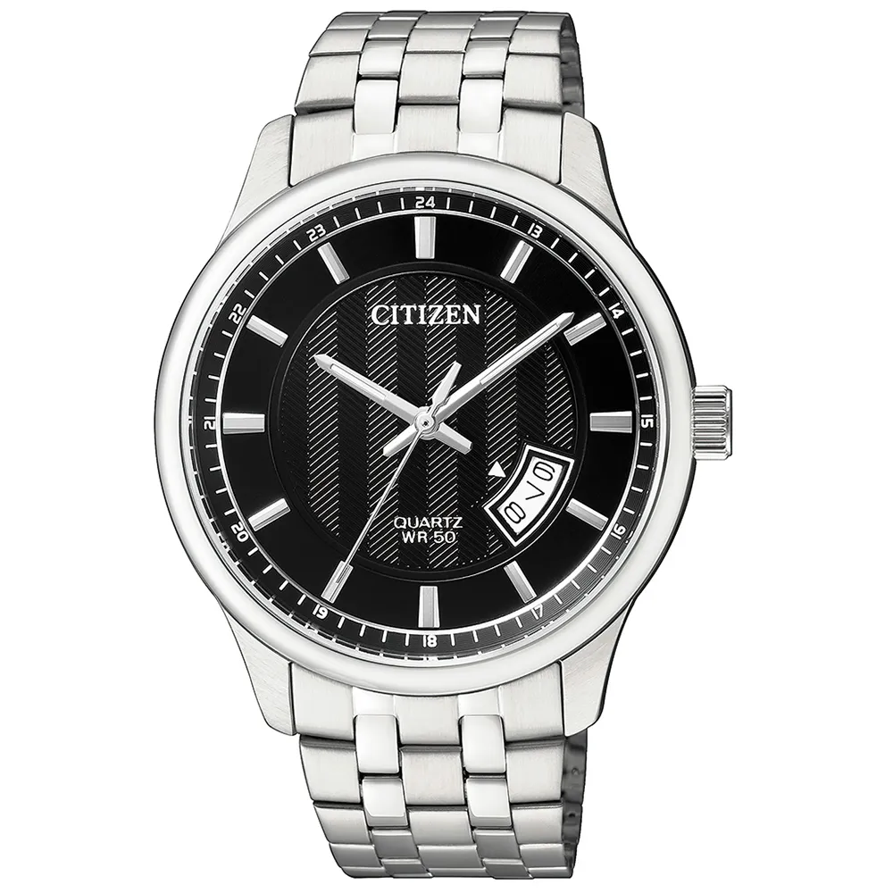 CITIZEN 星辰表 / BI1080-55A / 經典條紋 日期視窗 日本機芯 不鏽鋼手錶 白色 41mm 歷史價格詳細信息