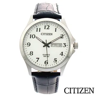 CITIZEN 星辰 BI5000-87A 簡約大方 復古 日本機芯 日期顯示 夜光 石英 手錶 男錶 腕錶 歷史價格詳細信息
