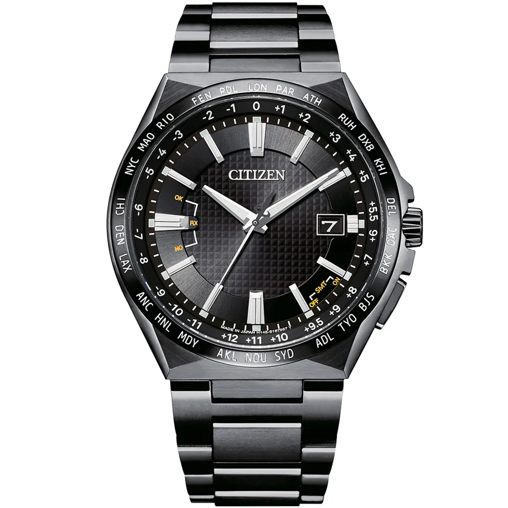 CITIZEN 星辰 GENT’S 時尚鈦金屬電波男錶-CB0217-04E/42.5mm 歷史價格詳細信息