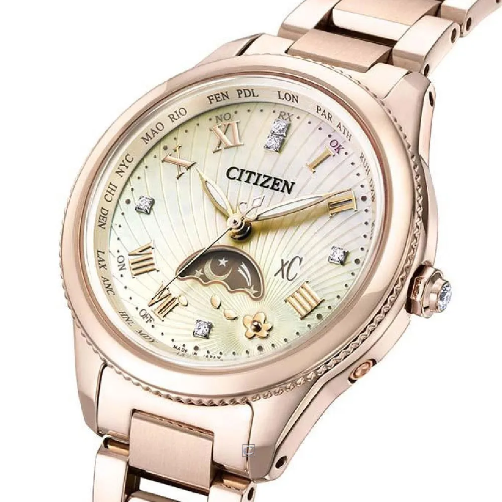 CITIZEN xC 櫻花雨 時尚電波錶 ES9465-68W/29mm 歷史價格詳細信息