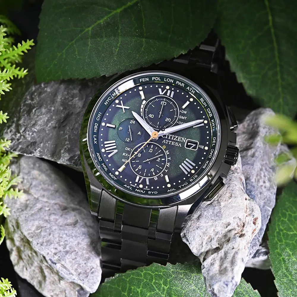 CITIZEN 星辰 極光之森 限定 光動能紳士計時手錶-39.5mm BL5497-85W 歷史價格詳細信息