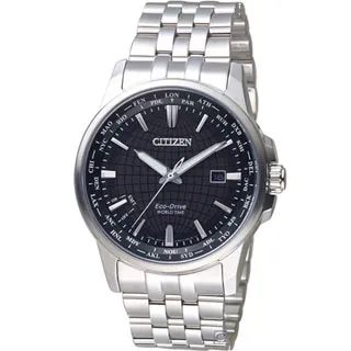 CITIZEN Eco-Drive 撼動自我光動能三眼計時腕錶-黑x銀 歷史價格詳細信息