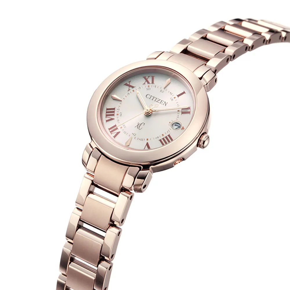 CITIZEN xC 甜美教主電波女腕錶-玫瑰金框粉 歷史價格詳細信息