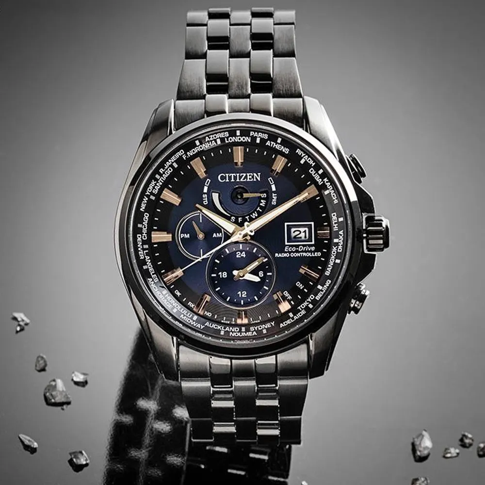 CITIZEN星辰錶 GENTS 光動能電波腕錶-金45mm(CB5834-86E) 歷史價格詳細信息