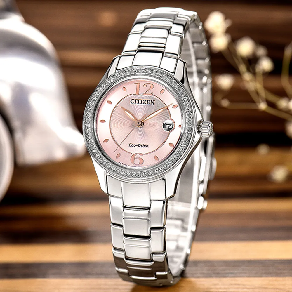 CITIZEN 星辰 LADYS光動能時尚60顆水晶時尚腕錶29.5mm(FE1140-51X) 歷史價格詳細信息
