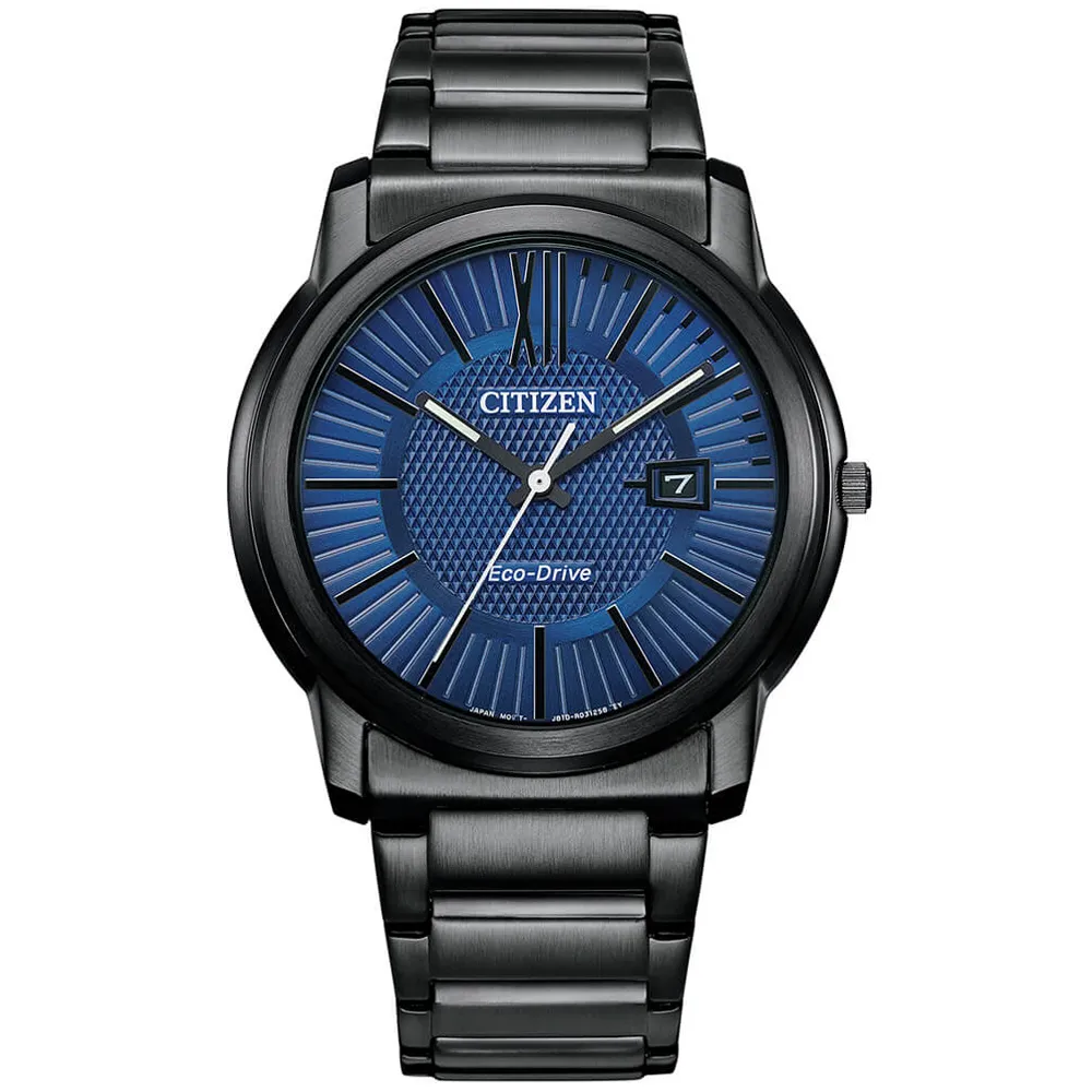 CITIZEN 星辰 PAIR 光動能時尚簡約潮男腕錶-黑面 鋼帶42mm AW1217-83E 歷史價格詳細信息