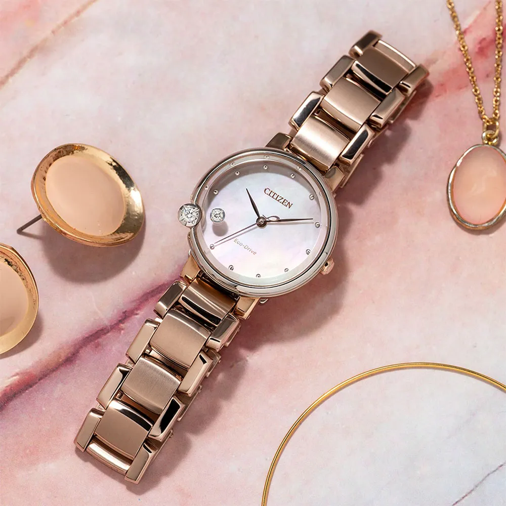 CITIZEN L系列櫻花粉紅光動能腕錶EM0854-89Y 歷史價格詳細信息