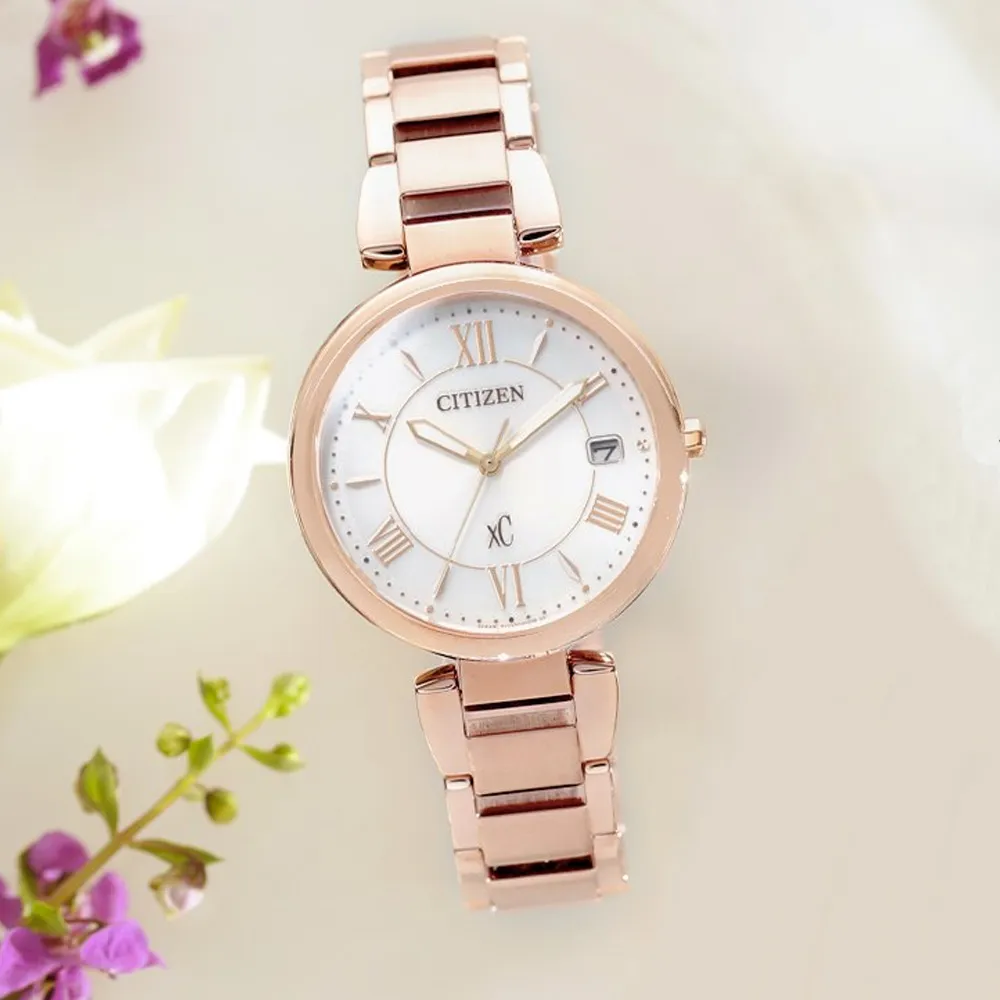 【CITIZEN 星辰】XC系列 優雅時光酒桶型光動能腕錶  EW5544-51W 19.5mm 現代鐘錶 歷史價格詳細信息