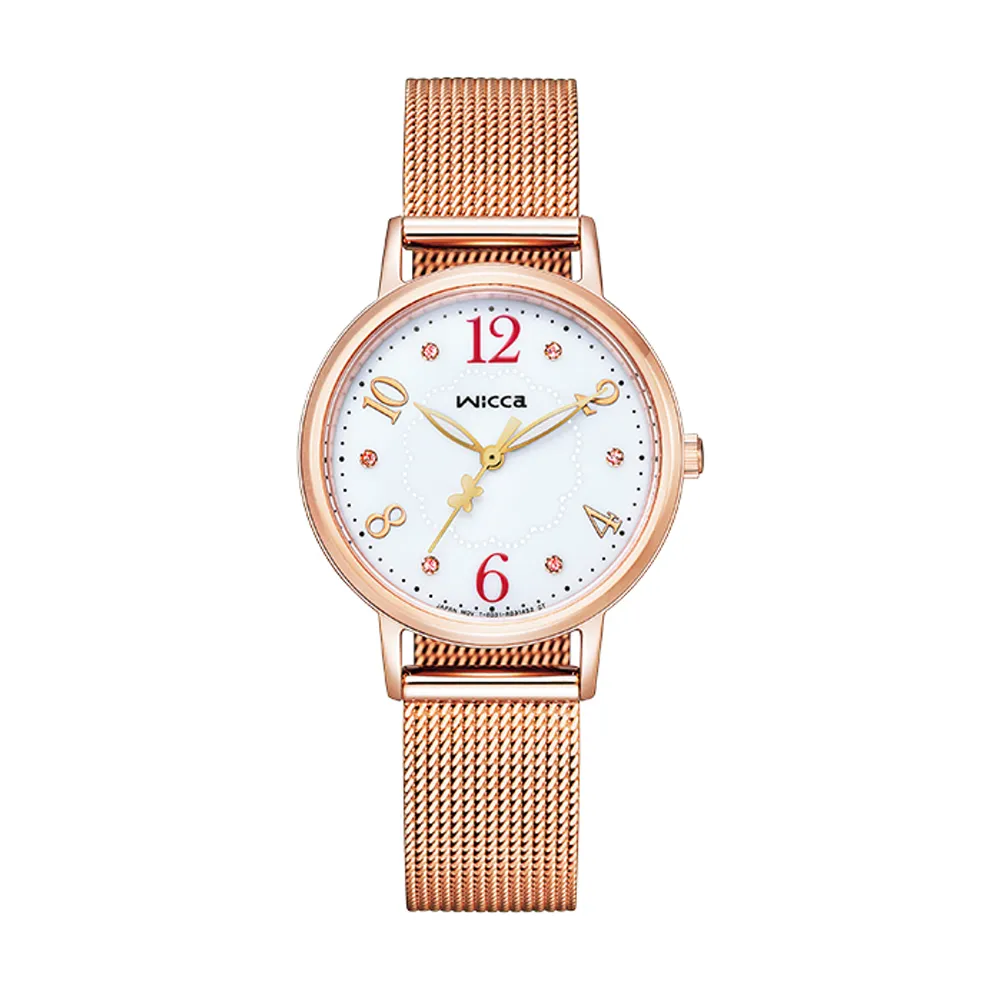 CITIZEN wicca 璀璨水晶 小巧太陽能女錶-KP5-662-91 歷史價格詳細信息