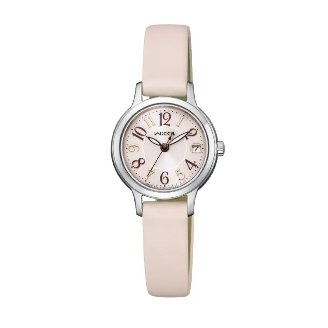 WICCA 春暖花開皮革腕錶-酒紅X粉 歷史價格詳細信息