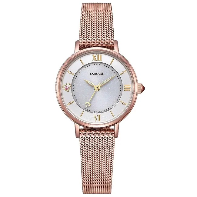 CITIZEN wicca 璀璨水晶 小巧太陽能女錶-KP5-662-91 歷史價格詳細信息