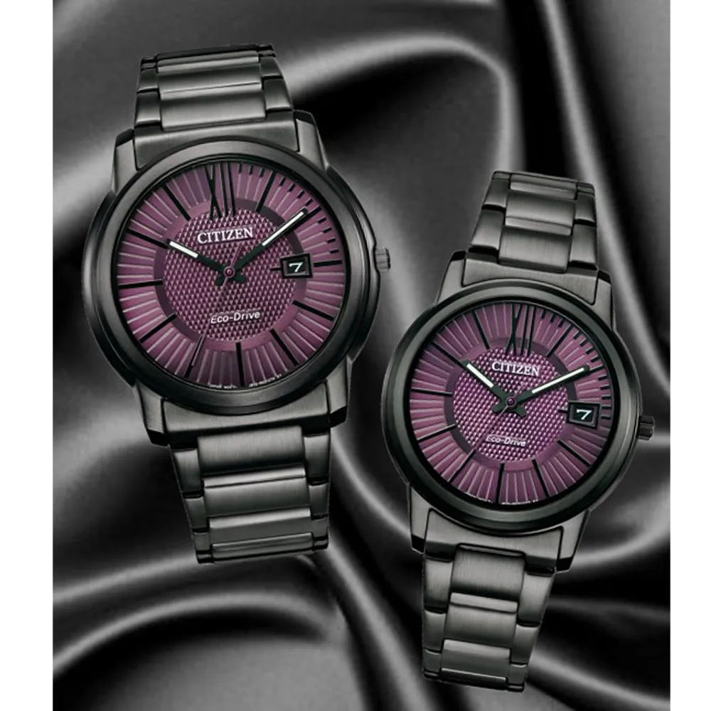 CITIZEN / AW1212-10A / 光動能 都會時尚 日期 壓紋真皮手錶 銀白x金框x深棕 42mm 歷史價格詳細信息