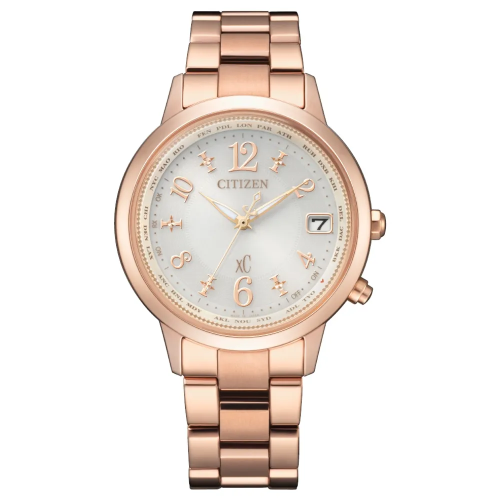 CITIZEN CB1107-58A《xC 田馥甄 代言款》36mm/超輕鈦金屬/光動能電波萬年曆女款/玫瑰金 歷史價格詳細信息