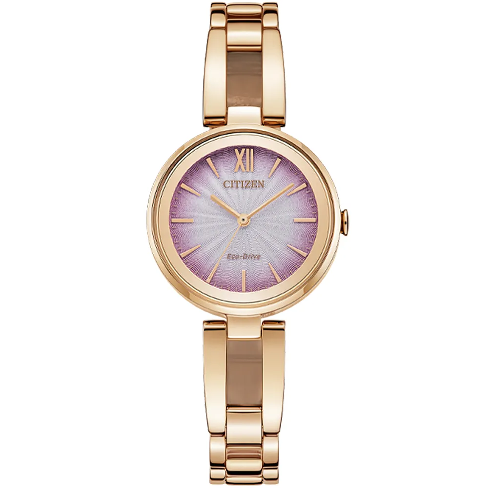 CITIZEN EM0809-83X《田馥甄 廣告款》28mm/光動能/手環式錶帶百搭女款/咖啡金/公司貨【第一鐘錶】 歷史價格詳細信息