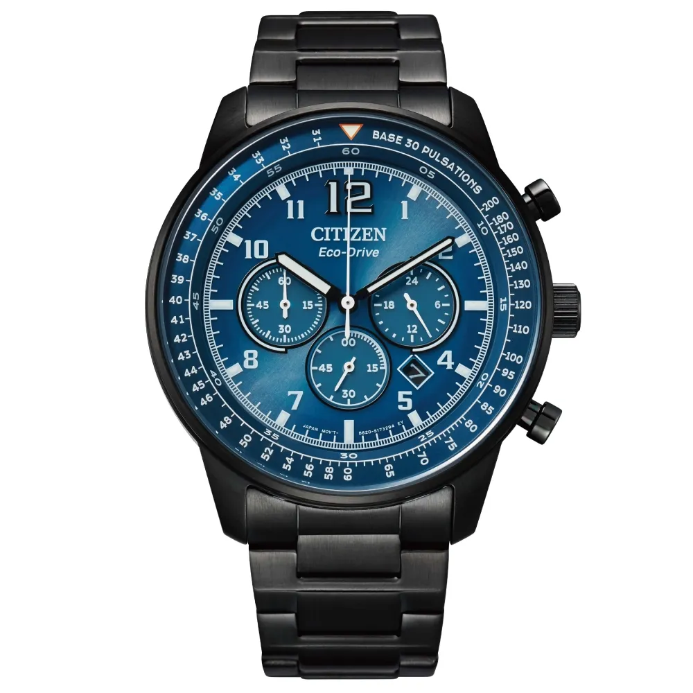 CITIZEN 星辰表 /CA4505-21X/光動能 夜光錶盤 三眼計時 防水100米 小牛皮手錶 螢光綠x黑 44mm 歷史價格詳細信息